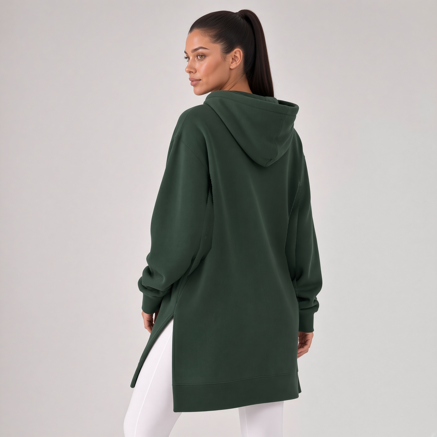Robe à capuche oversize