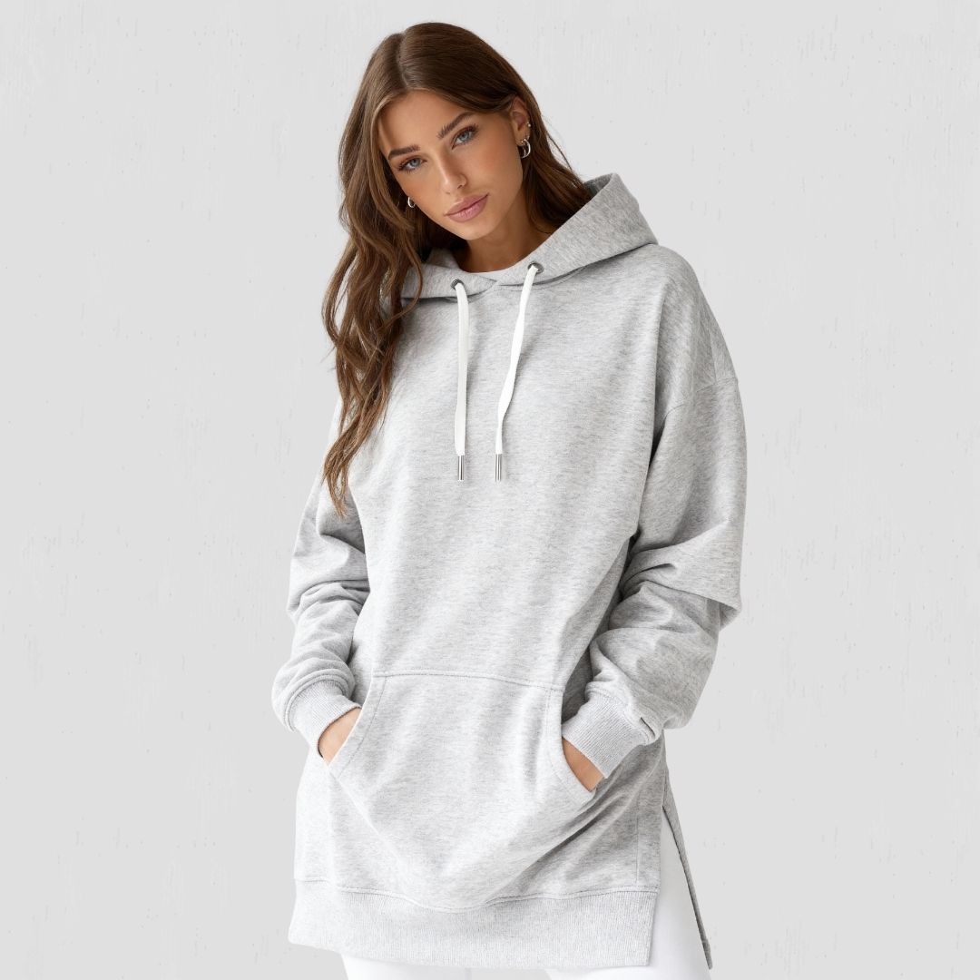 Übergroßes Hoodie-Kleid