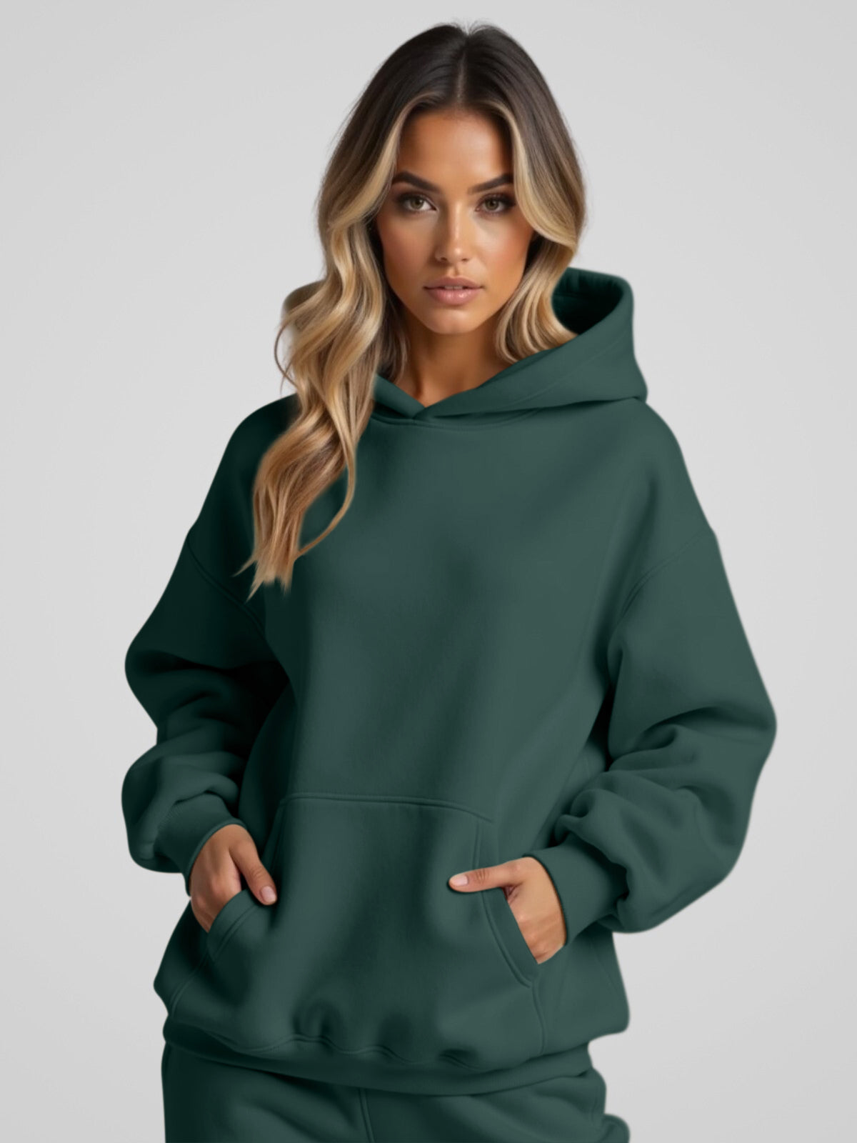 Übergroßes Hoodie-Kleid
