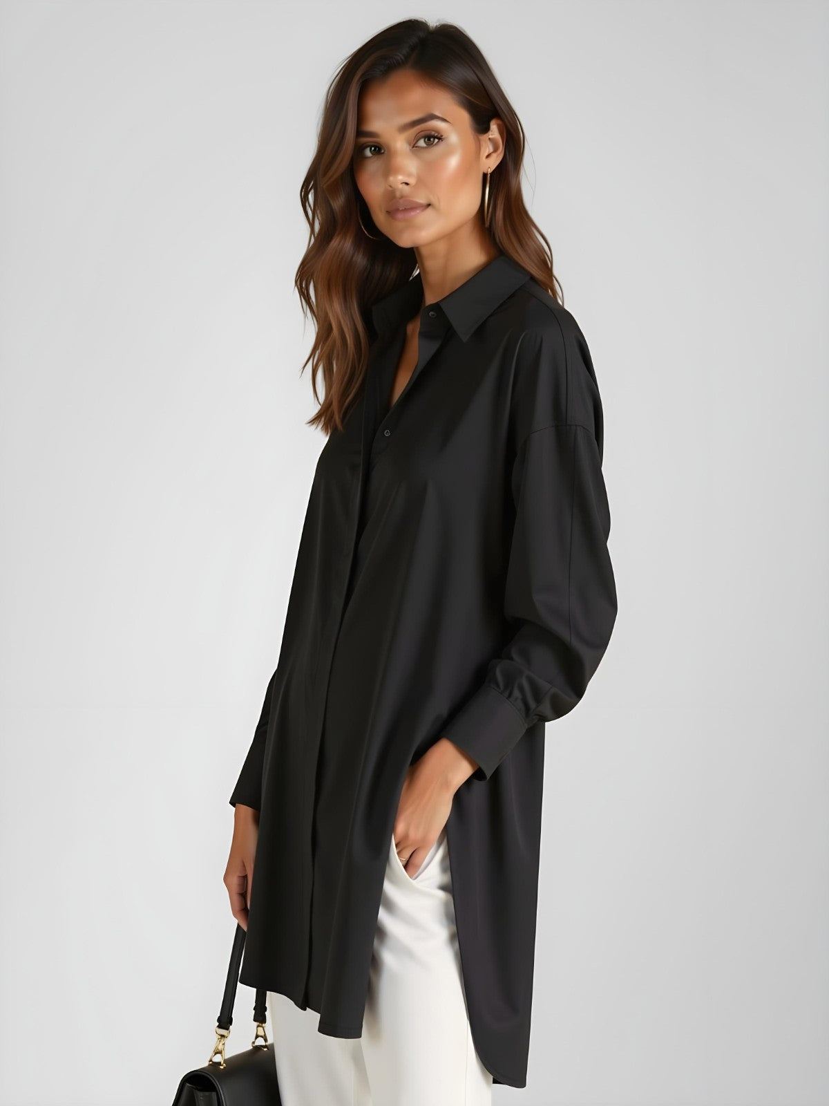 Robe à capuche oversize