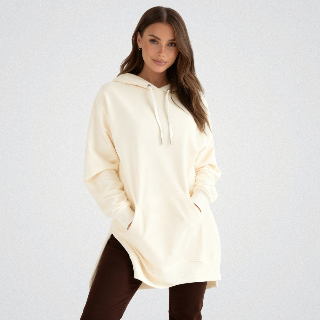 Übergroßes Hoodie-Kleid