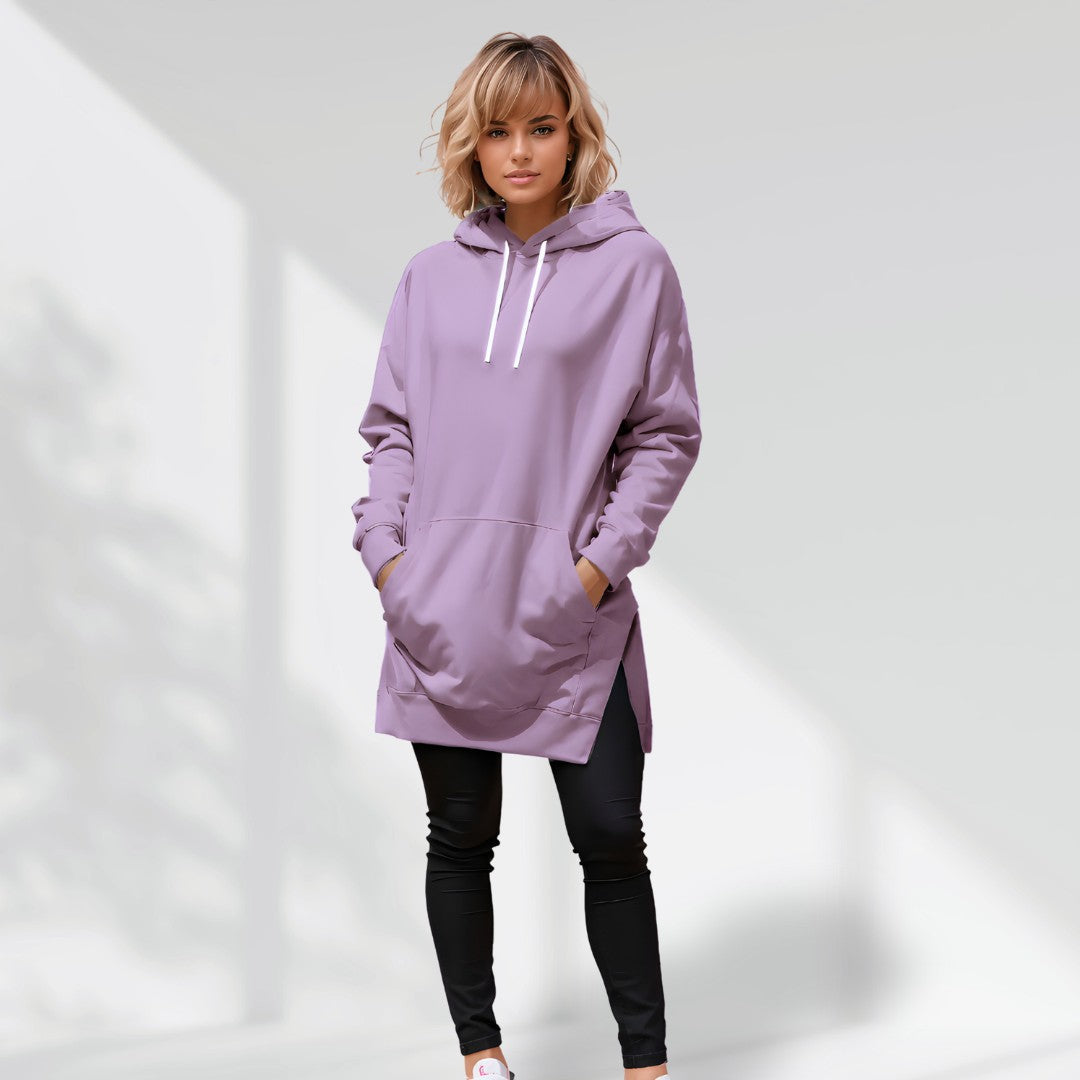 Robe à capuche oversize