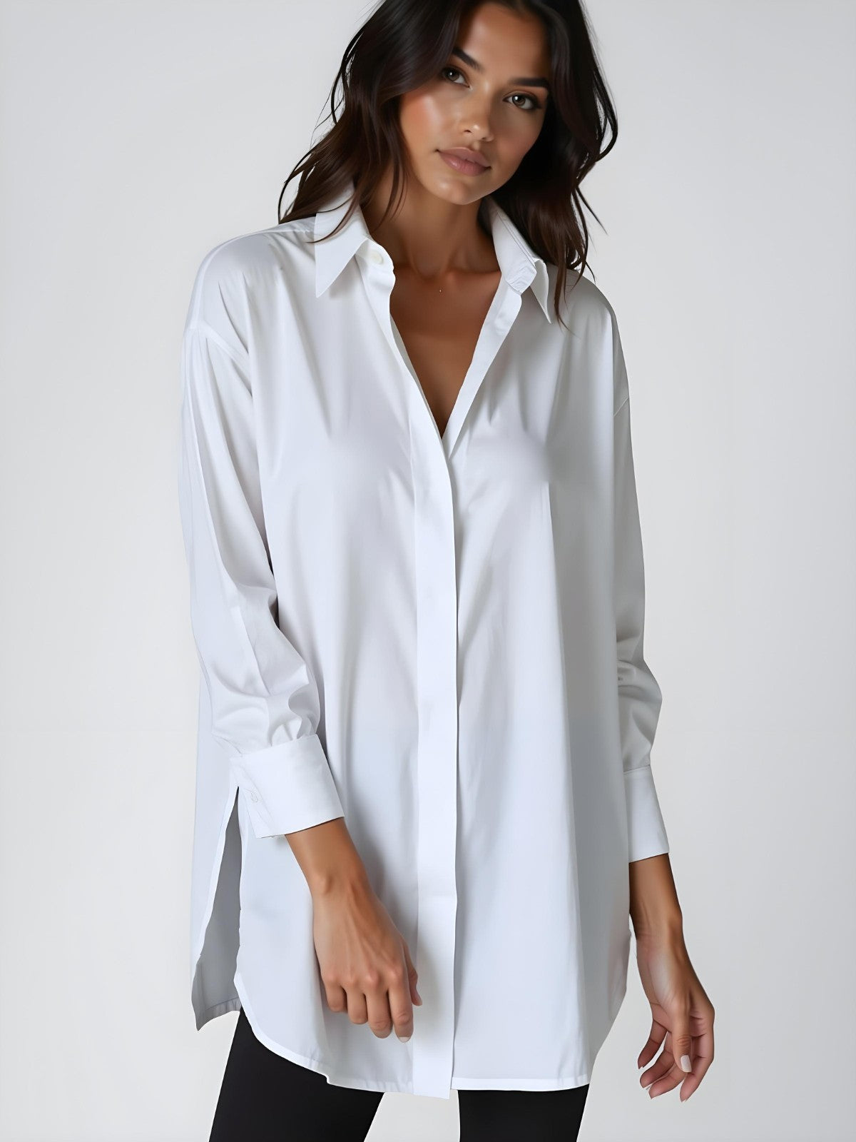 Robe à capuche oversize