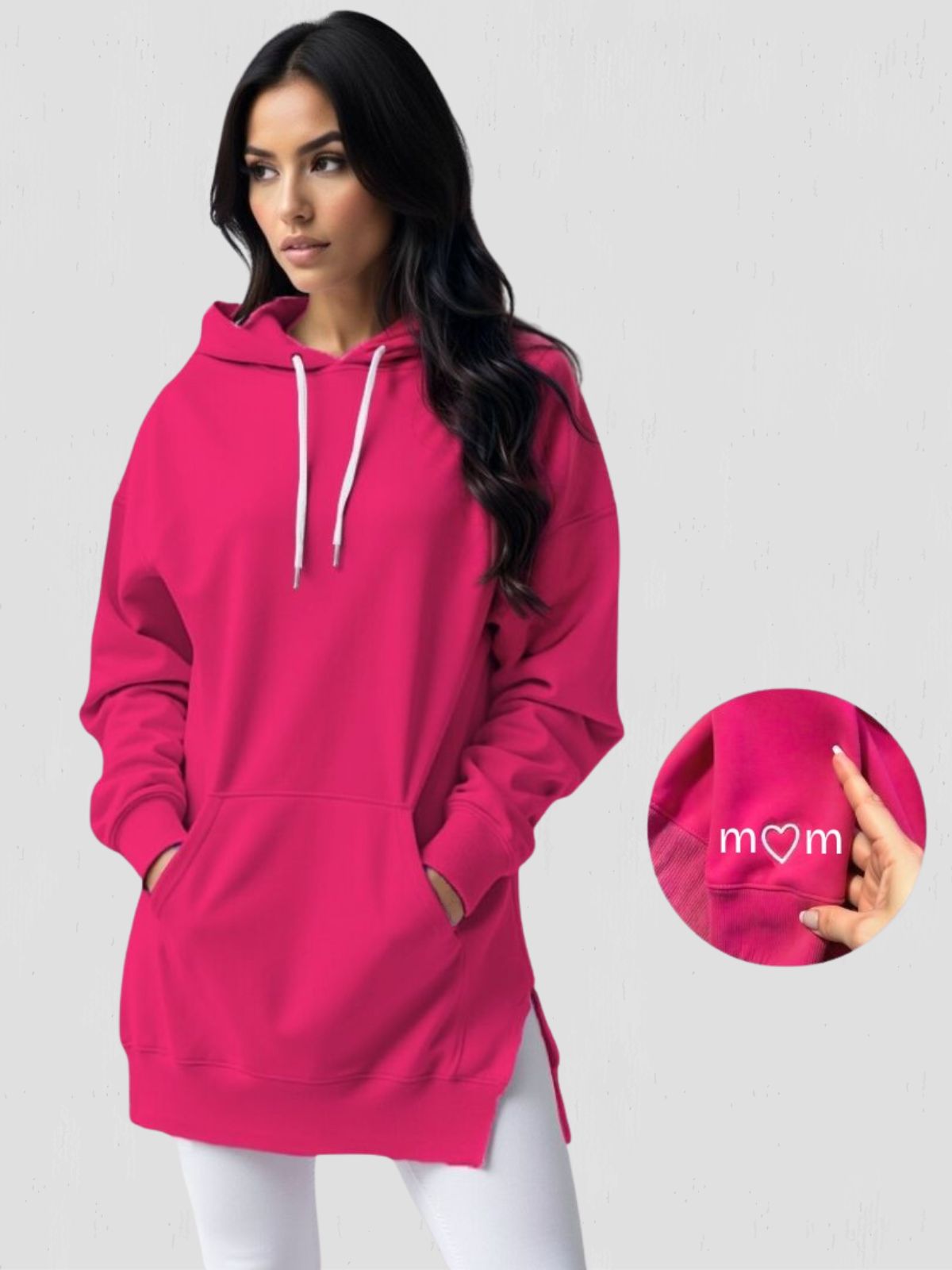 Robe à capuche oversize