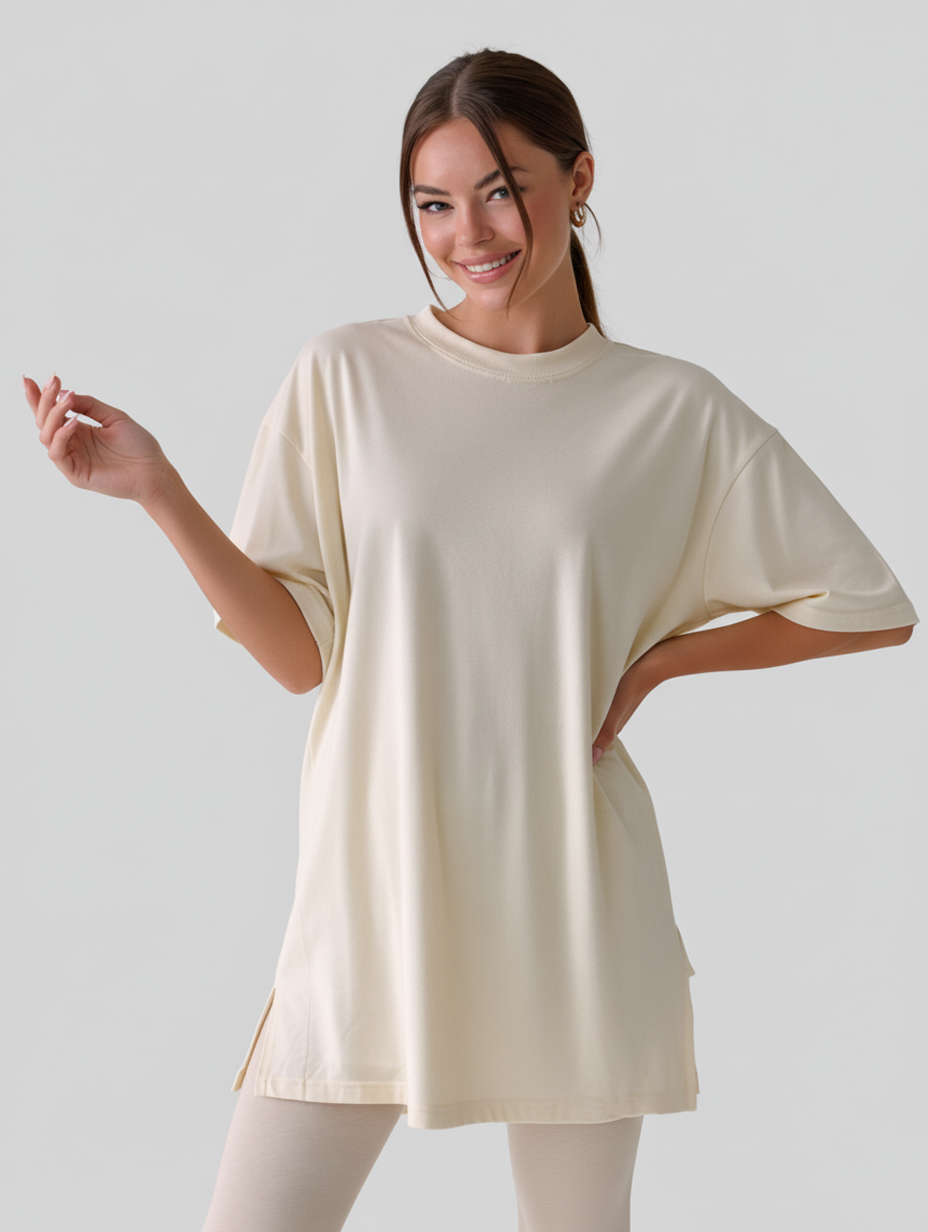 Robe à capuche oversize