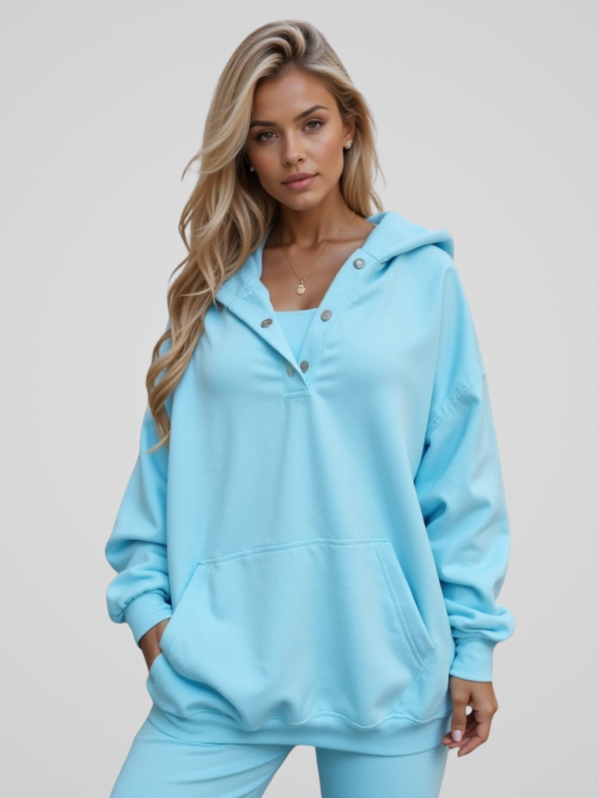Robe à capuche oversize