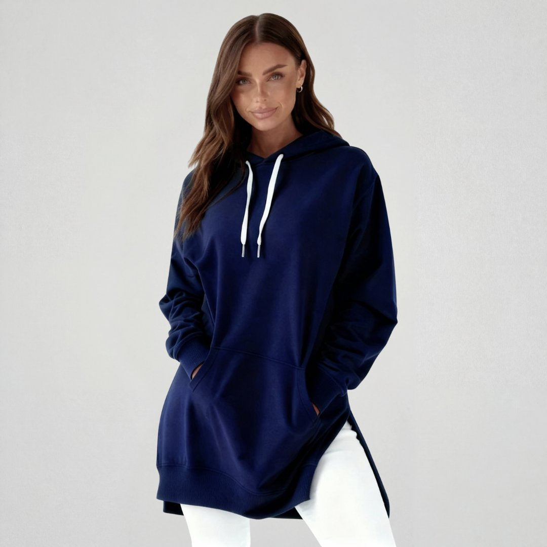 Übergroßes Hoodie-Kleid