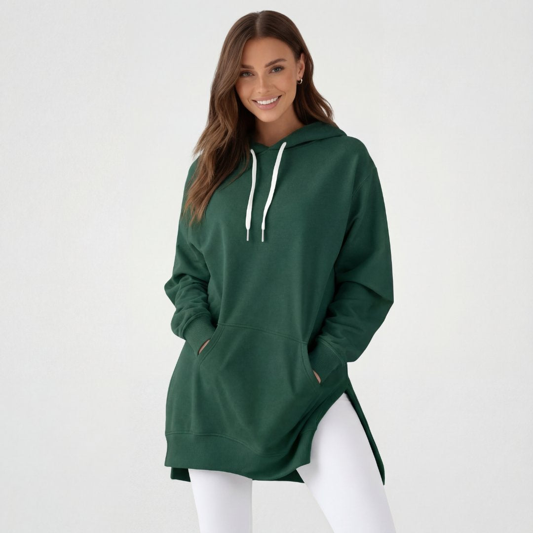 Übergroßes Hoodie-Kleid