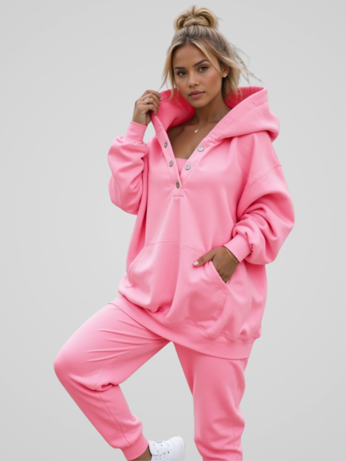 Robe à capuche oversize