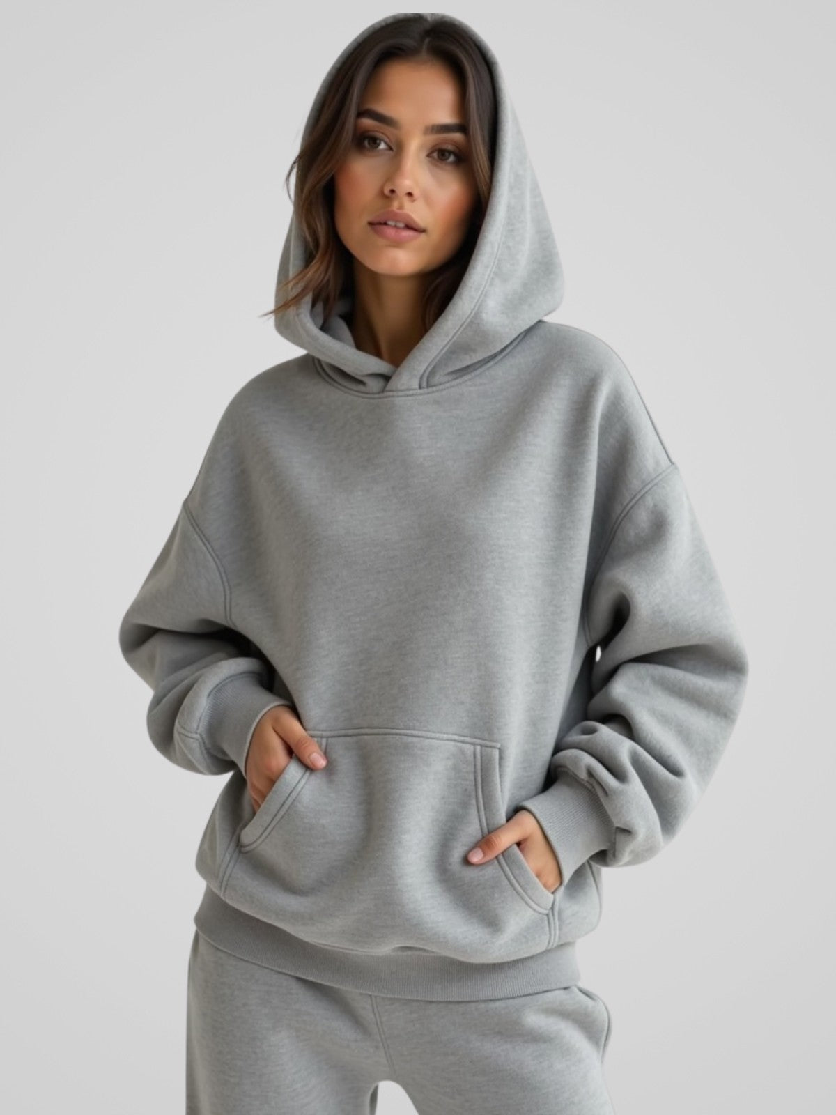 Robe à capuche oversize