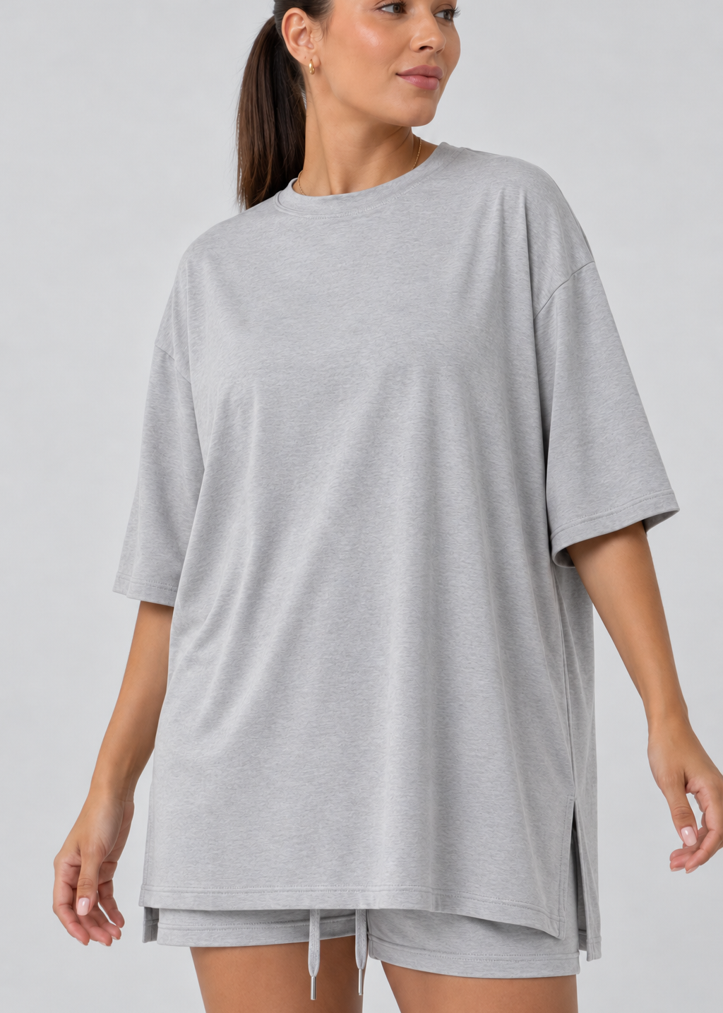 Robe à capuche oversize
