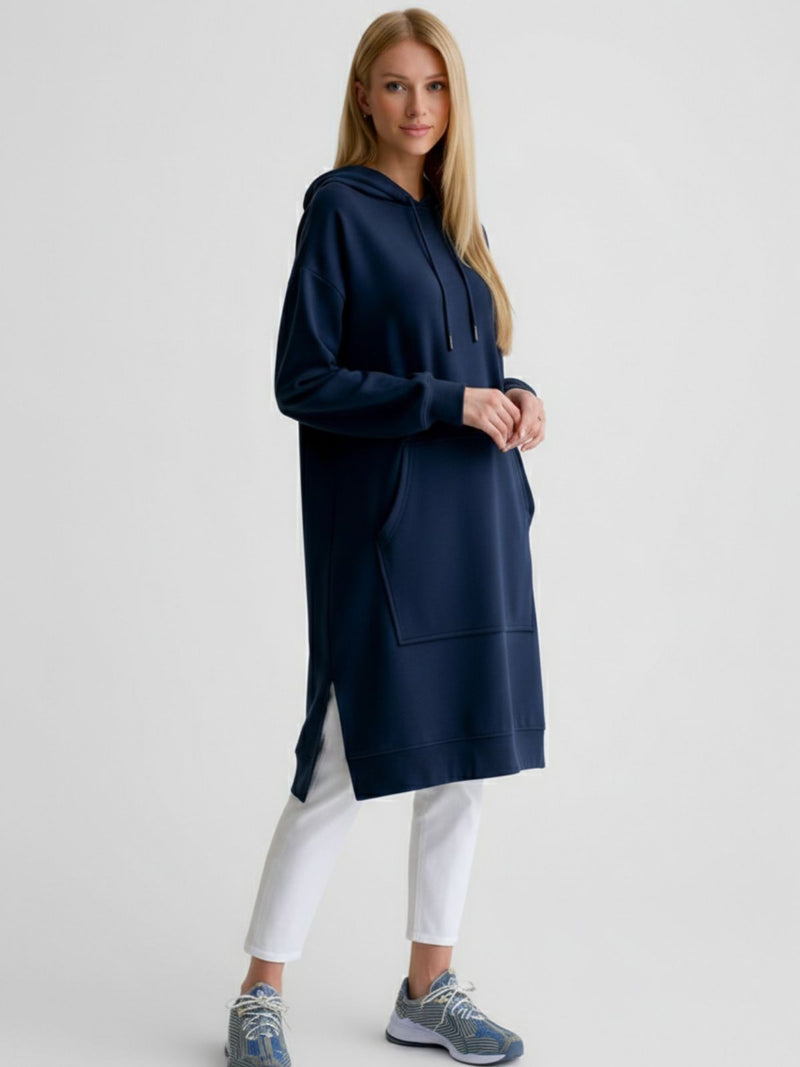 Robe à capuche oversize