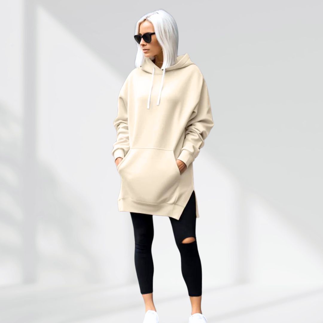 Robe à capuche oversize