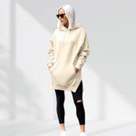 Robe à capuche oversize