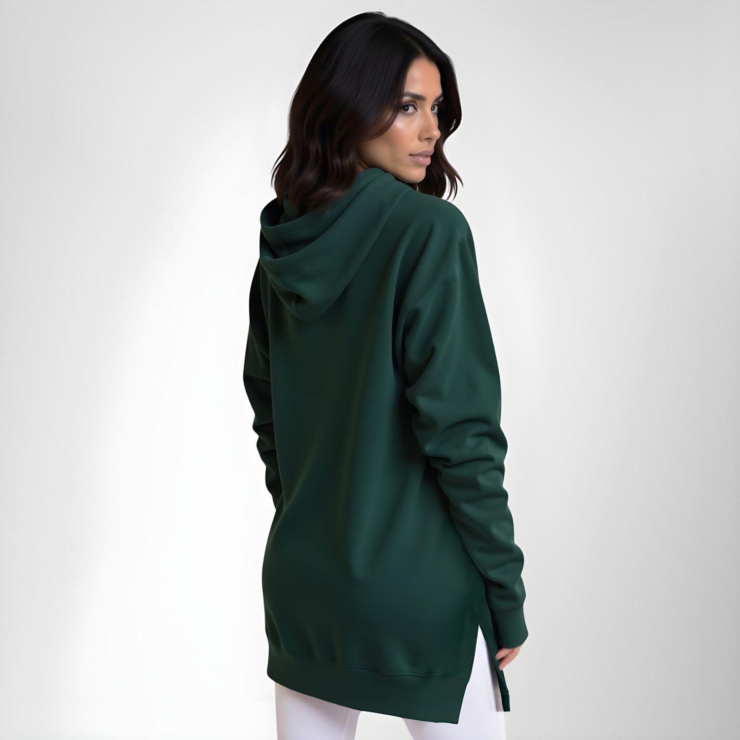 Robe à capuche oversize