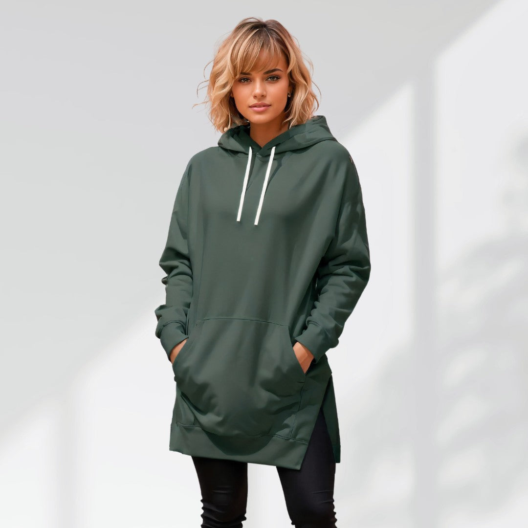 Robe à capuche oversize